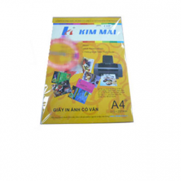 Giấy in ảnh 2 mặt có vân ĐL 250 ( 50 tờ/tập)