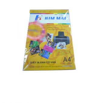Giấy in ảnh 2 mặt có vân ĐL 250 ( 50 tờ/tập)