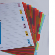 Bìa nhựa ngăn hồ sơ 12 tờ Plus