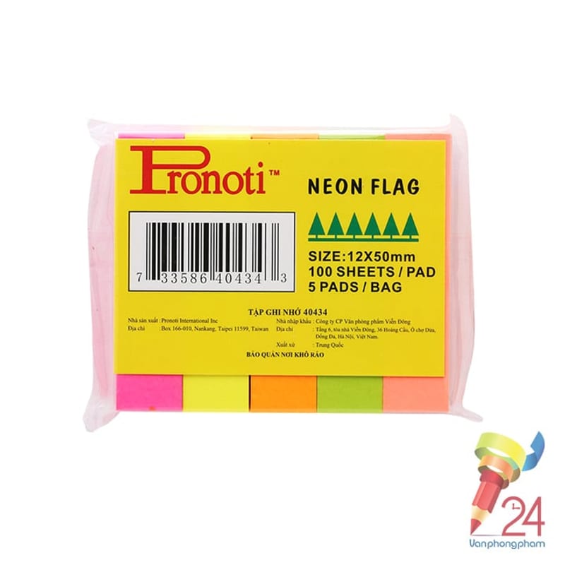 Phân trang Pronoti giấy 5 màu - 40434