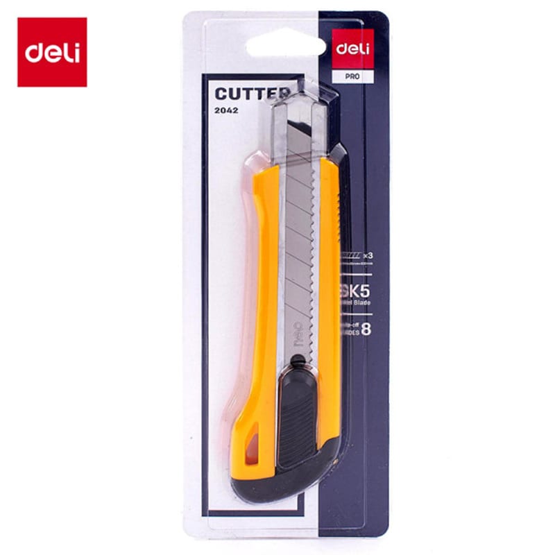 Dao rọc giấy 18mm Deli 2042