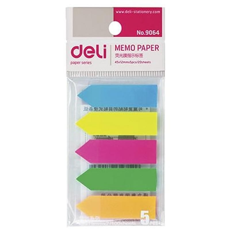Phân trang Nilon 5 màu Deli -A10602