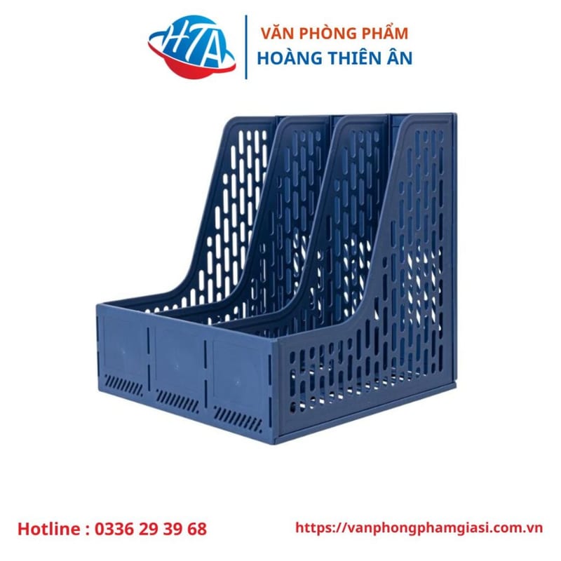 Giá tài liệu_3 ngăn Deli 9843