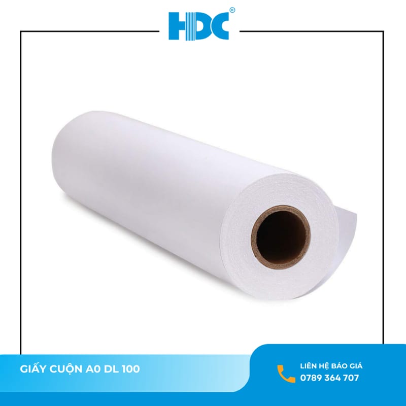 Giấy A0 ĐL 100, độ trắng 90
