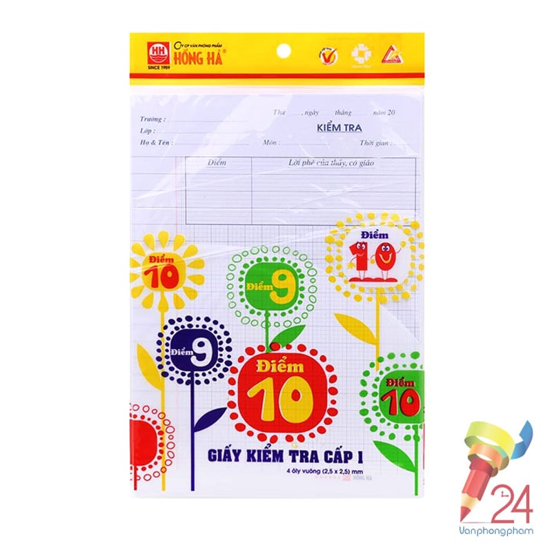 Giấy kiểm tra HH Cấp 1