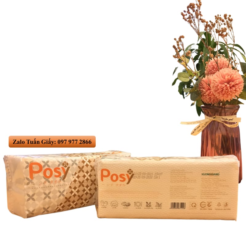 Khăn Giấy đa năng Posy 100 tờ