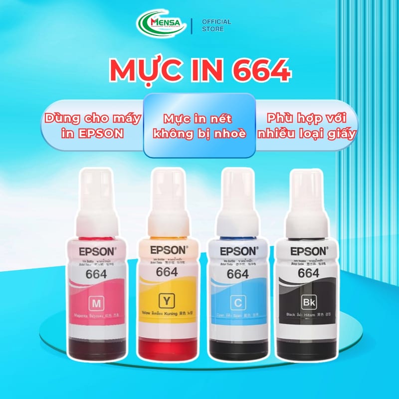 Mực in Epson 664 hàng tương thích