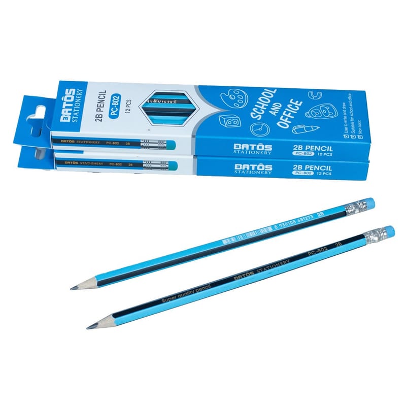 Bút chì gỗ Batos PC-B02 2B