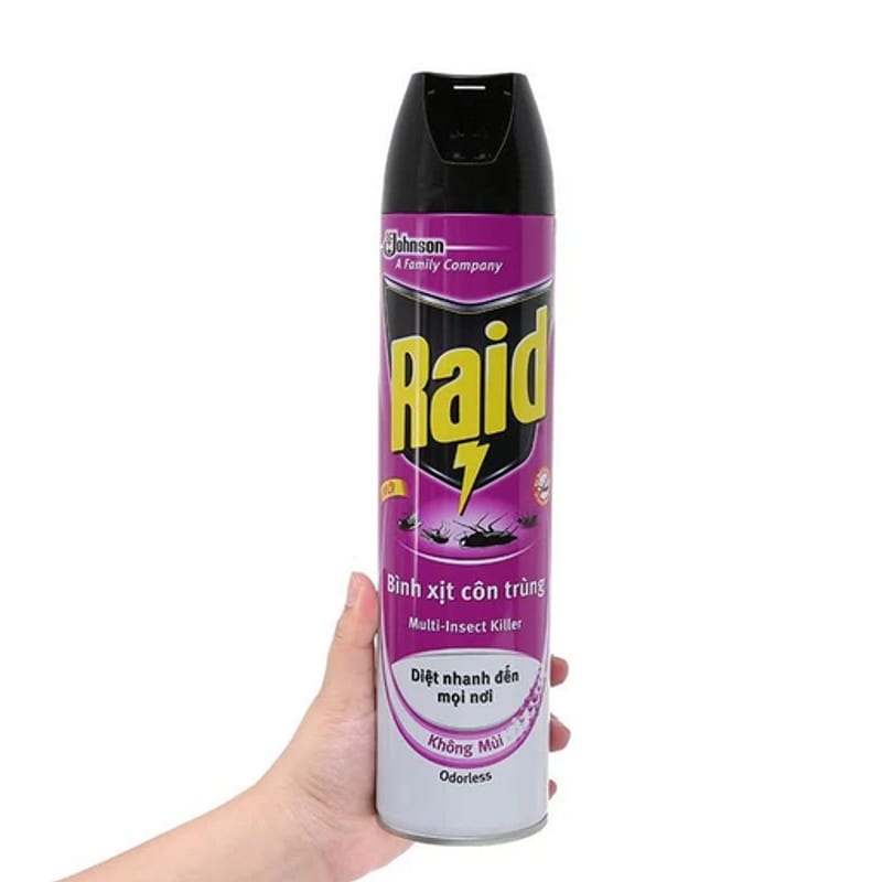 RAID - XIT CON TRUNG KHONG MUI 520ML