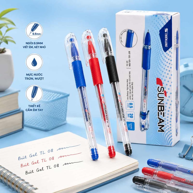 Bút mực nước TL (Gel 08) Đỏ